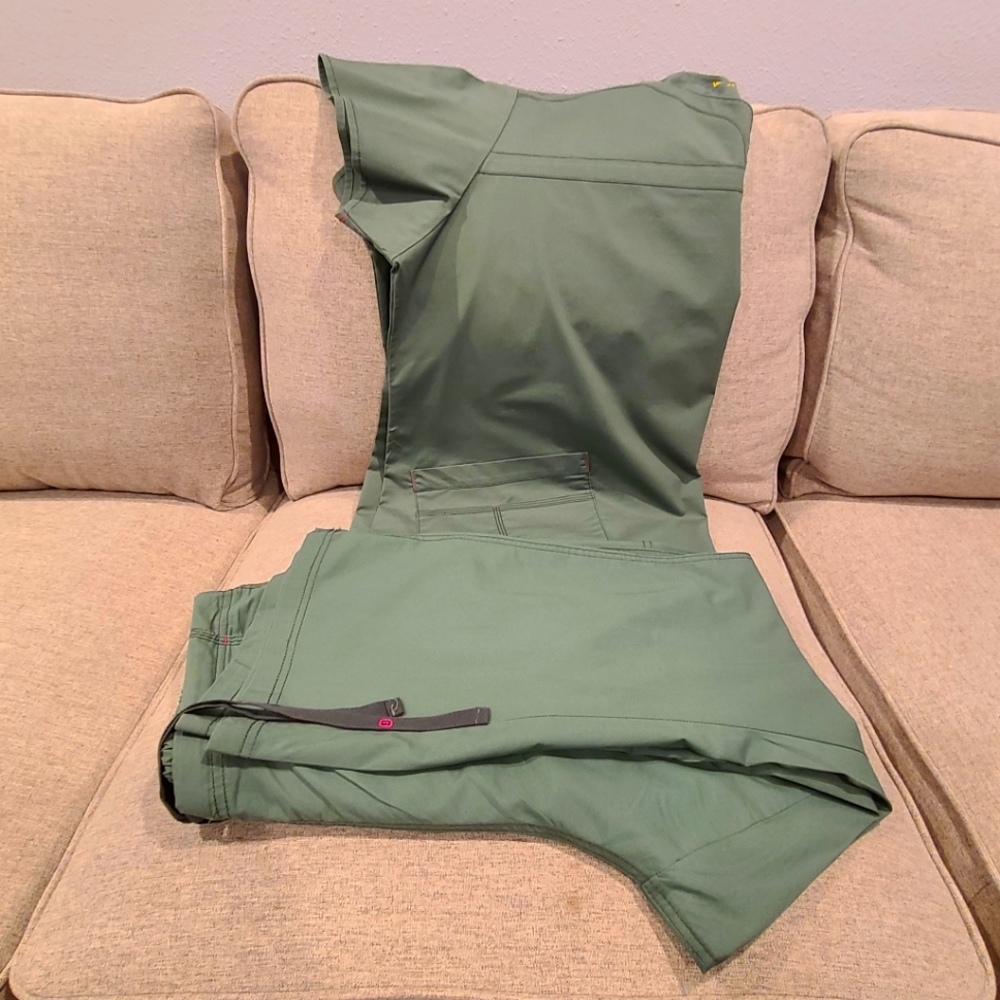 Pale Forest Green Scrubs